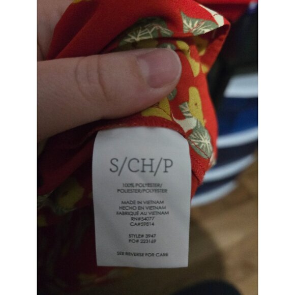 Cabi Womens Floral Belfry Long Sleeve Blouse Size Small Boho Spring Light 3947 - Picture 6 of 10